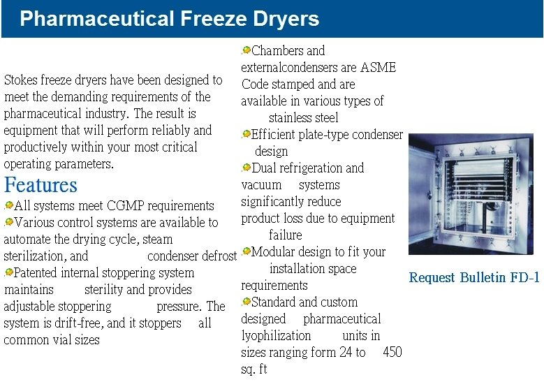 High Vacuum Freeze Dryer